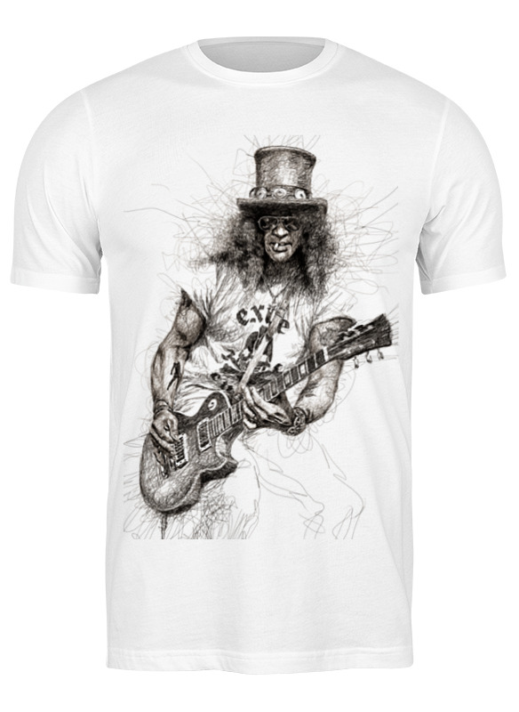 

Футболка мужская Printio Slash (guns n' roses) белая L, Белый, Slash (guns n' roses)