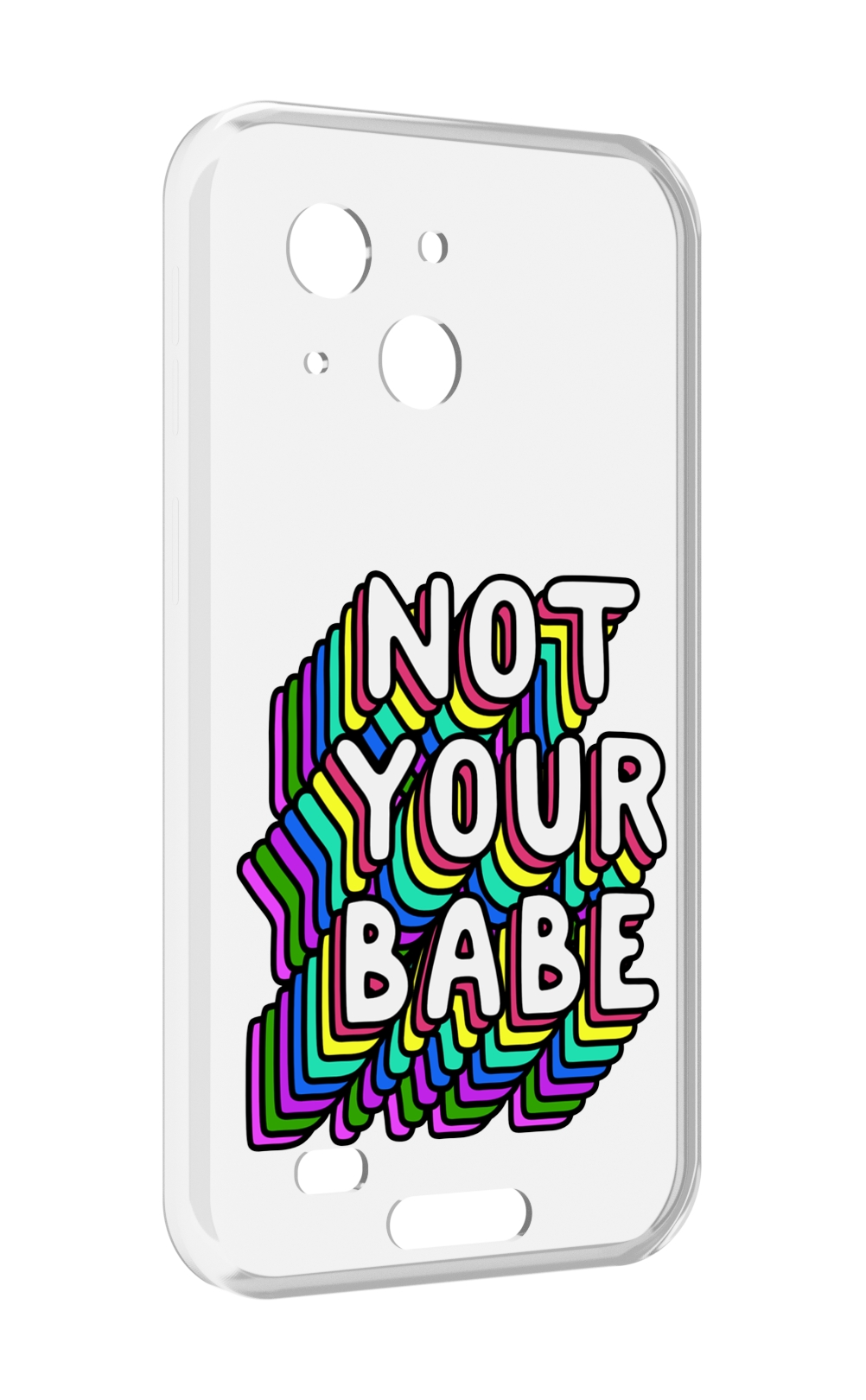 

Чехол MyPads не-твоя-девочка для Oukitel WP20 / WP20 Pro, Прозрачный, Tocco