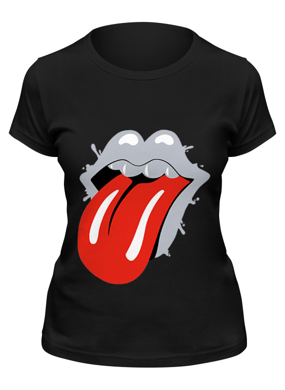 

Футболка женская Printio Rolling stones x mad max черная L, Черный, Rolling stones x mad max