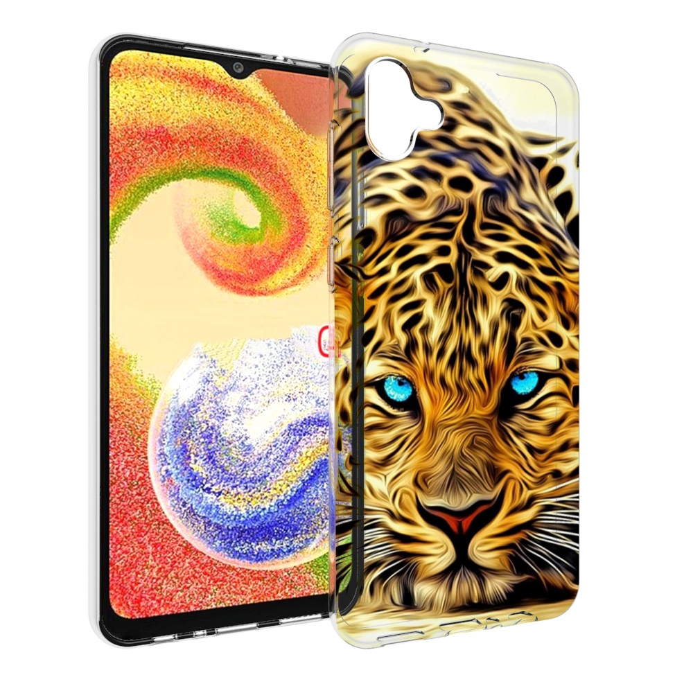 

Чехол MyPads Голубоглазый-гепард для Samsung Galaxy A04, Прозрачный, Tocco