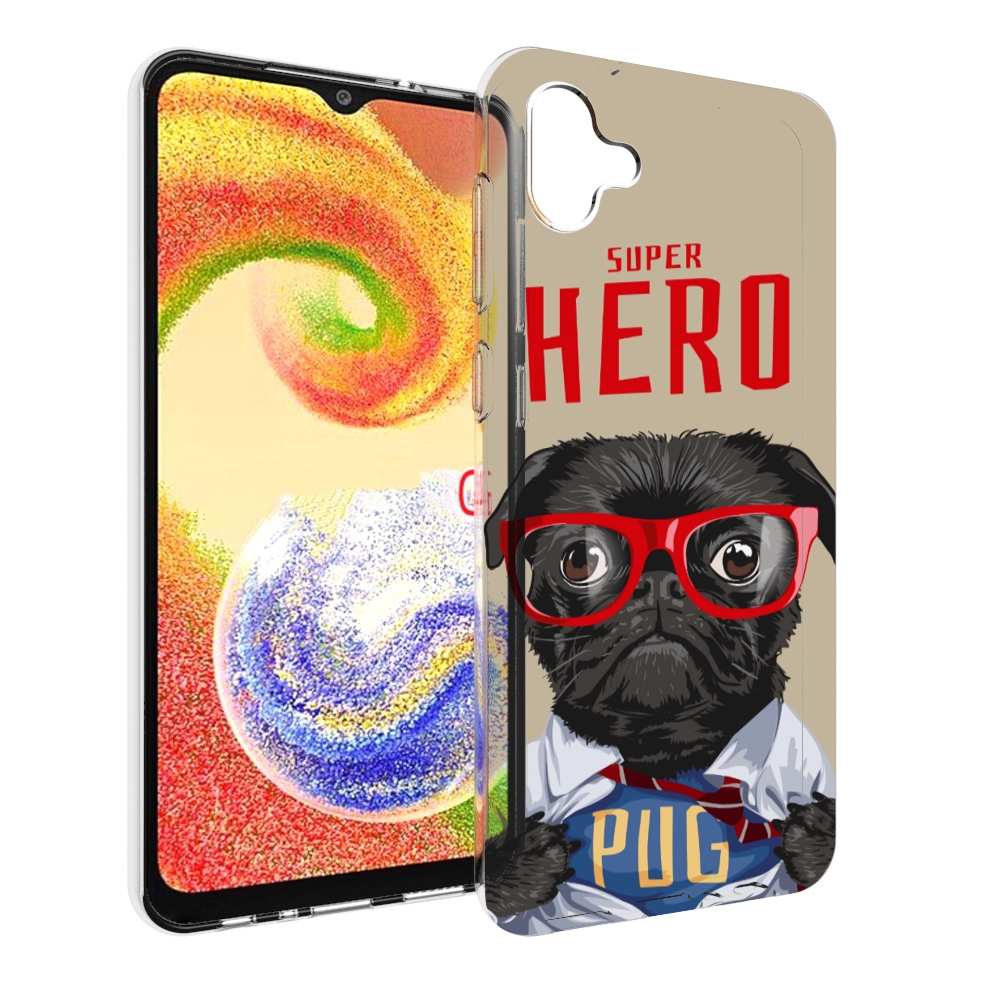 

Чехол MyPads Герой-PUG для Samsung Galaxy A04, Прозрачный, Tocco