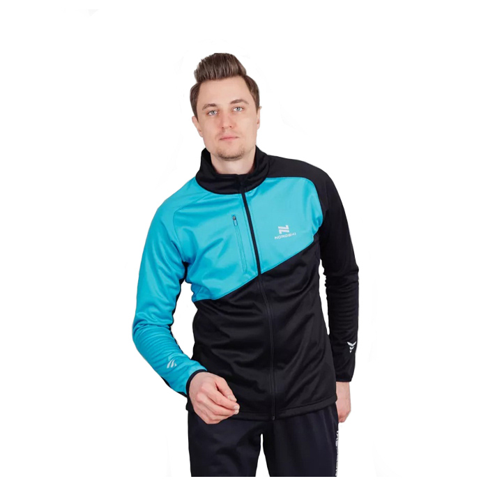 Куртка мужская NordSki Premium голубая 52 RU