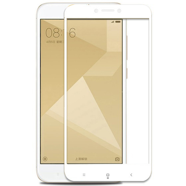 

Защитное стекло 5D Full Cover для Xiaomi Redmi Note 4X / Note 4 (Snapdragon) (Белое)