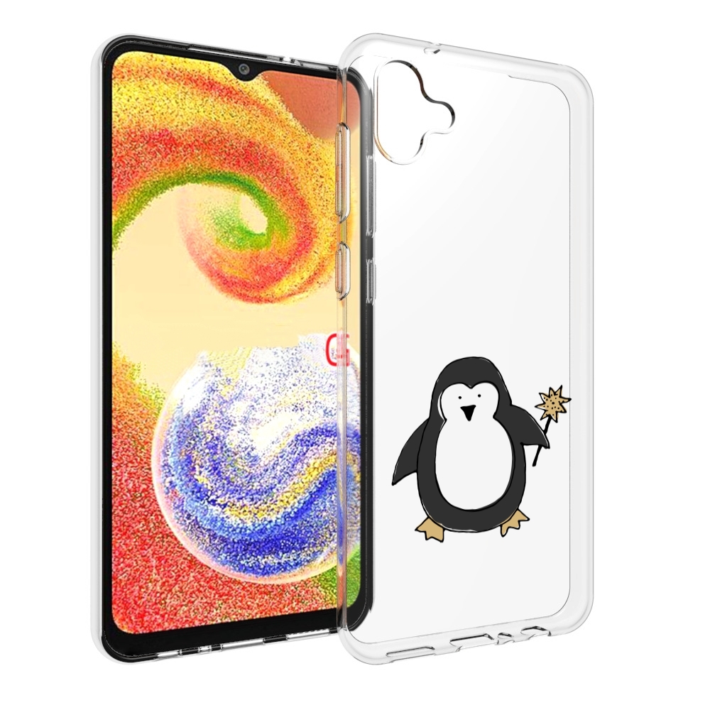 

Чехол MyPads Волшебный пингвин для Samsung Galaxy A04, Прозрачный, Tocco
