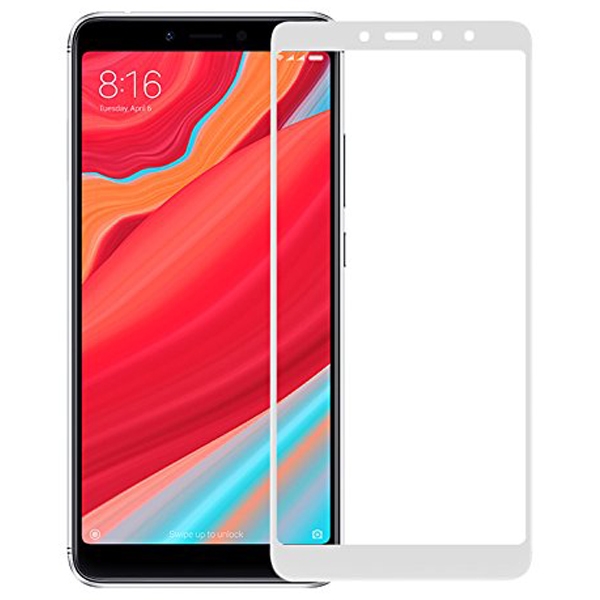 

Защитное стекло 5D Full Cover для Xiaomi Redmi S2 (Белое)