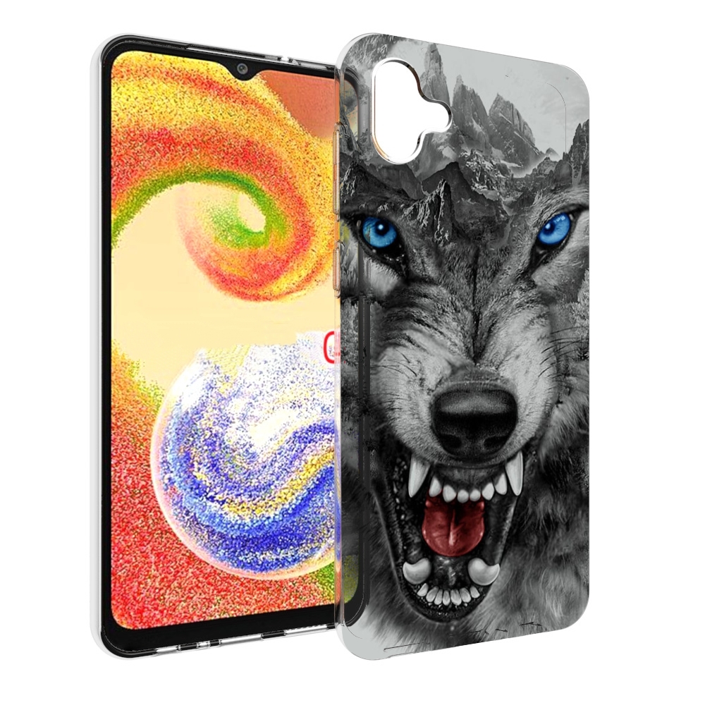 

Чехол MyPads Волк-частица мужской для Samsung Galaxy A04, Прозрачный, Tocco
