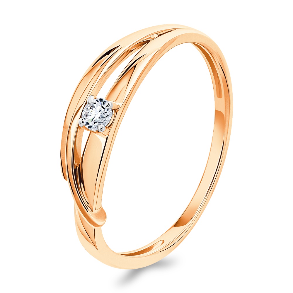 

Кольцо из золота р. , 585Gold 101016525, бриллиант, 101016525