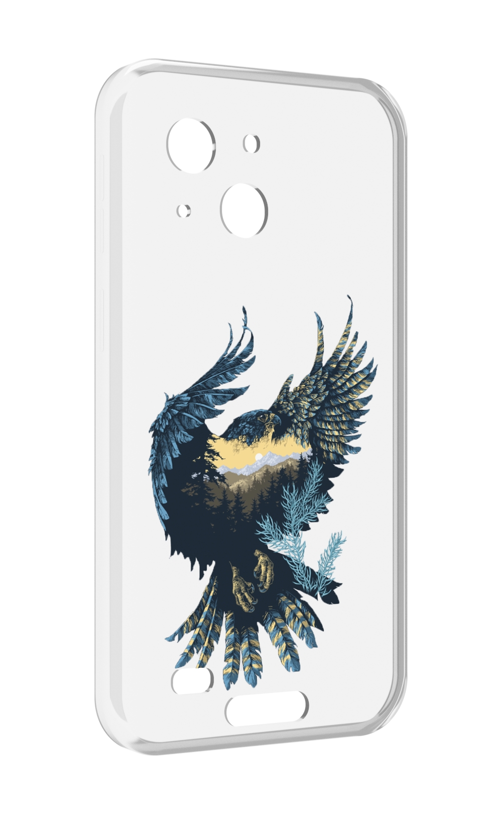 

Чехол MyPads мирок в соколе для Oukitel WP20 / WP20 Pro, Прозрачный, Tocco