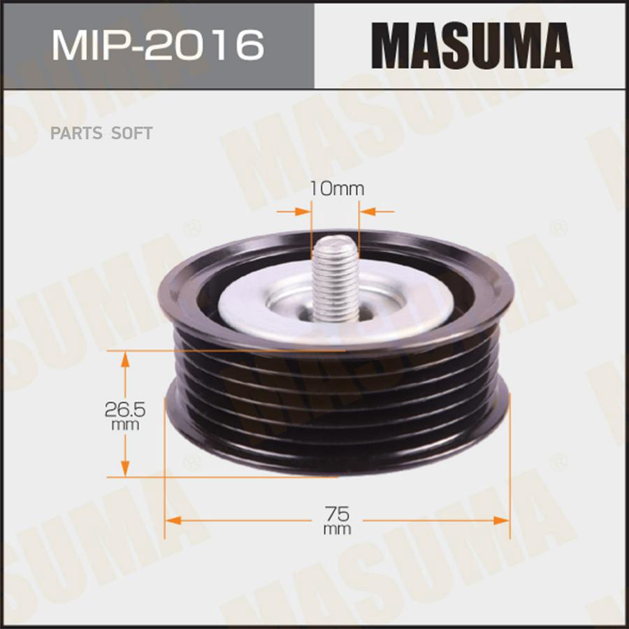 

MASUMA MIP-2016 Ролик обводной ремня привода навесного оборудования