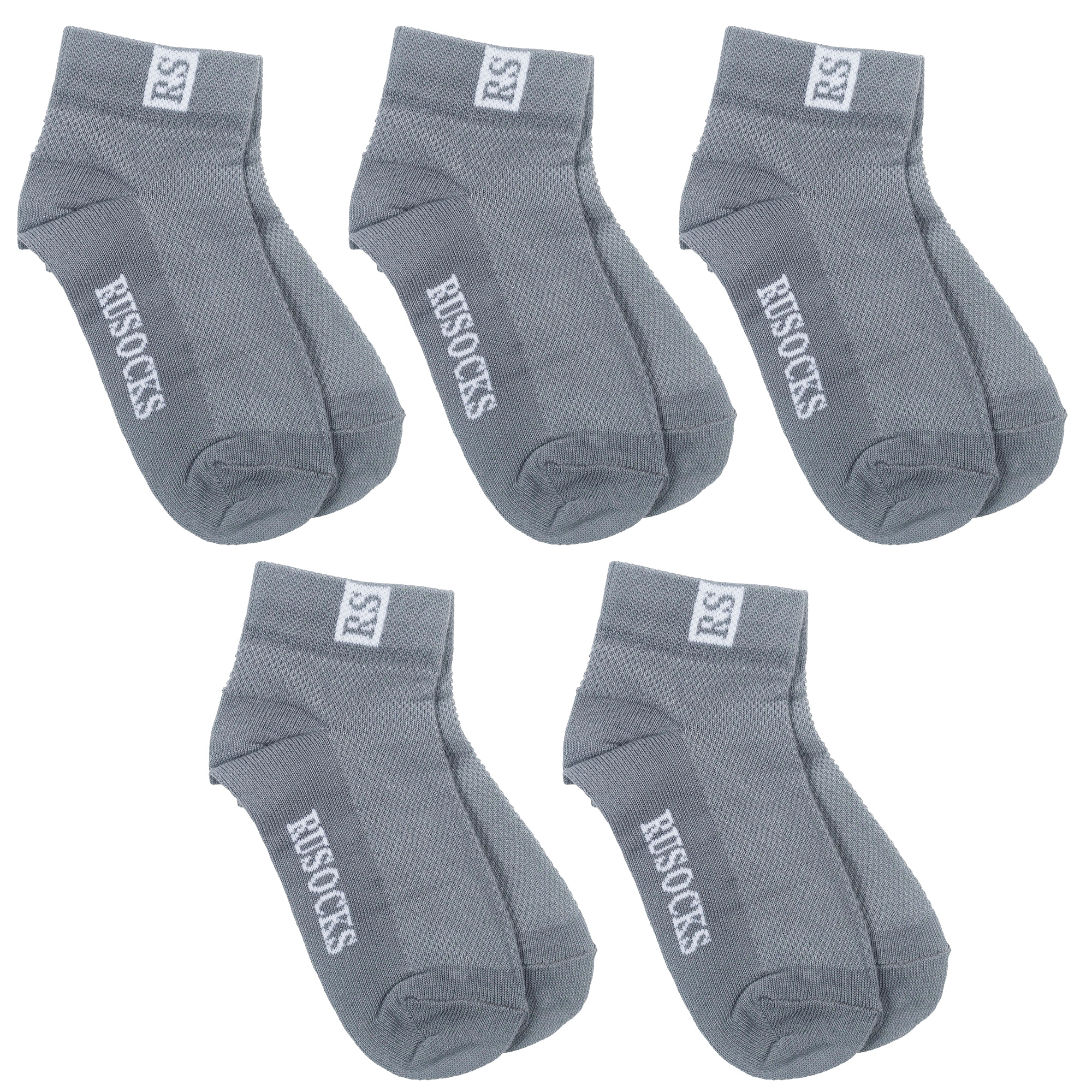 Носки для мальчиков Rusocks 5-Д-36 цв. серый; белый р. 38
