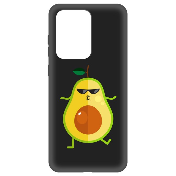 фото Чехол-накладка krutoff soft case авокадо стильный для samsung galaxy s20 ultra (g988)