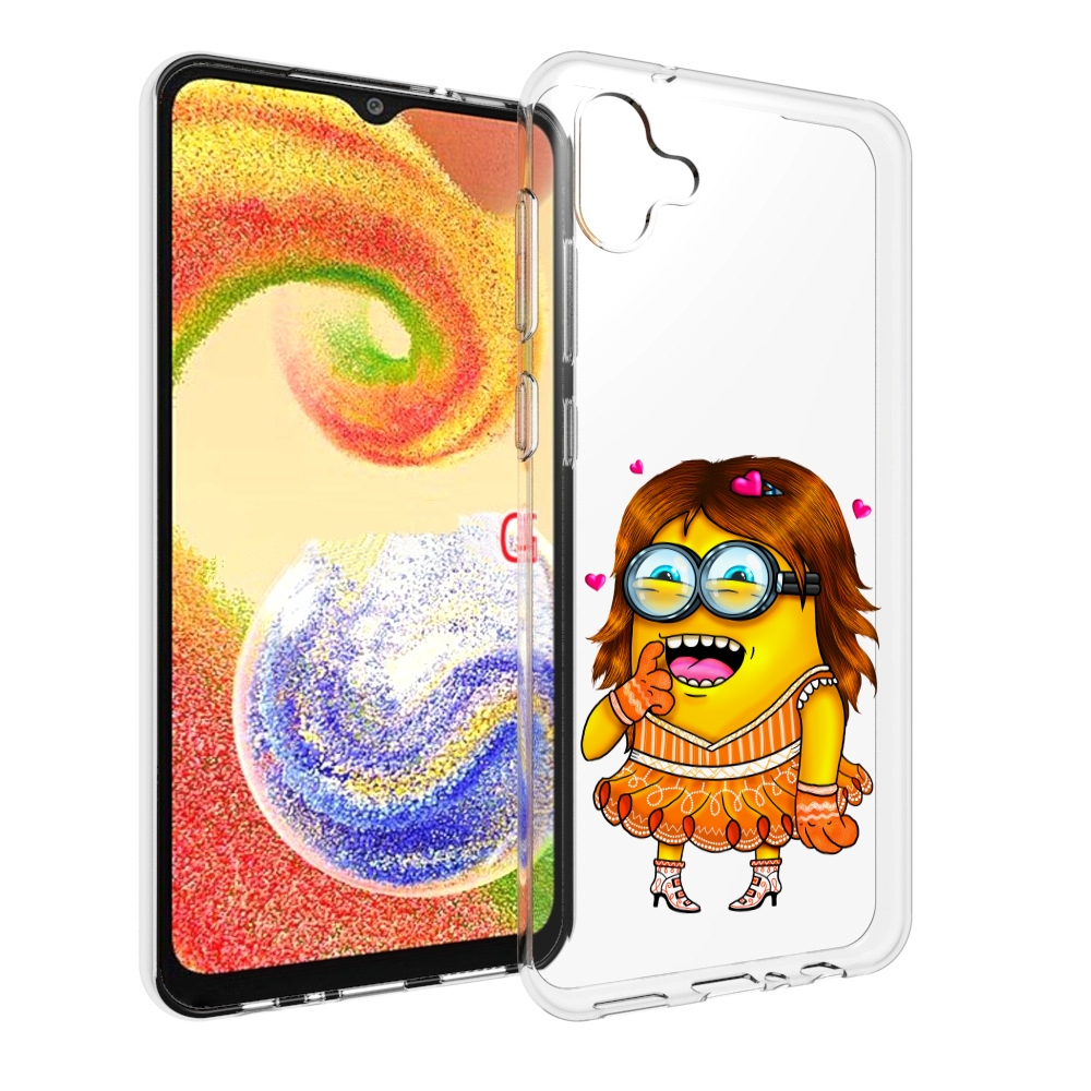 

Чехол MyPads Миньон девочка для Samsung Galaxy A04, Прозрачный, Tocco