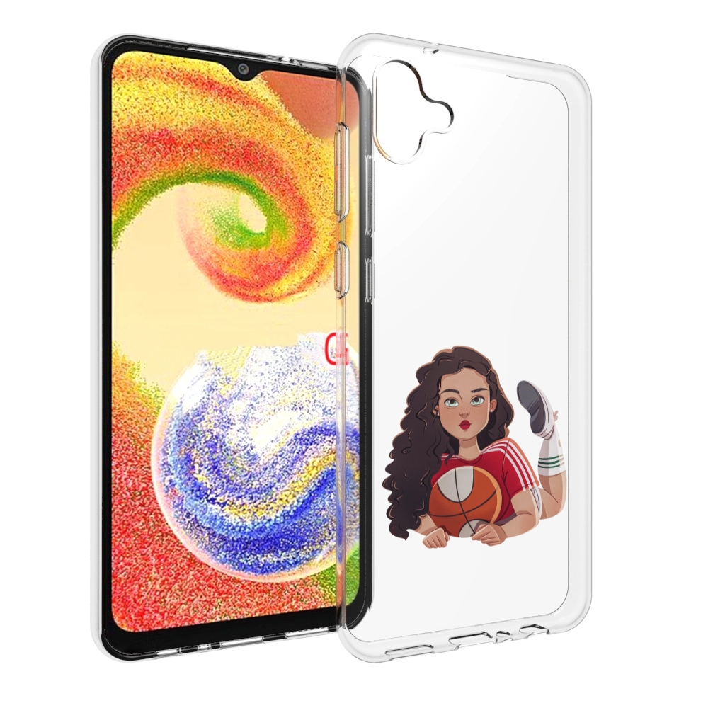 

Чехол MyPads Баскетболитска-в-гольфах женский для Samsung Galaxy A04, Прозрачный, Tocco