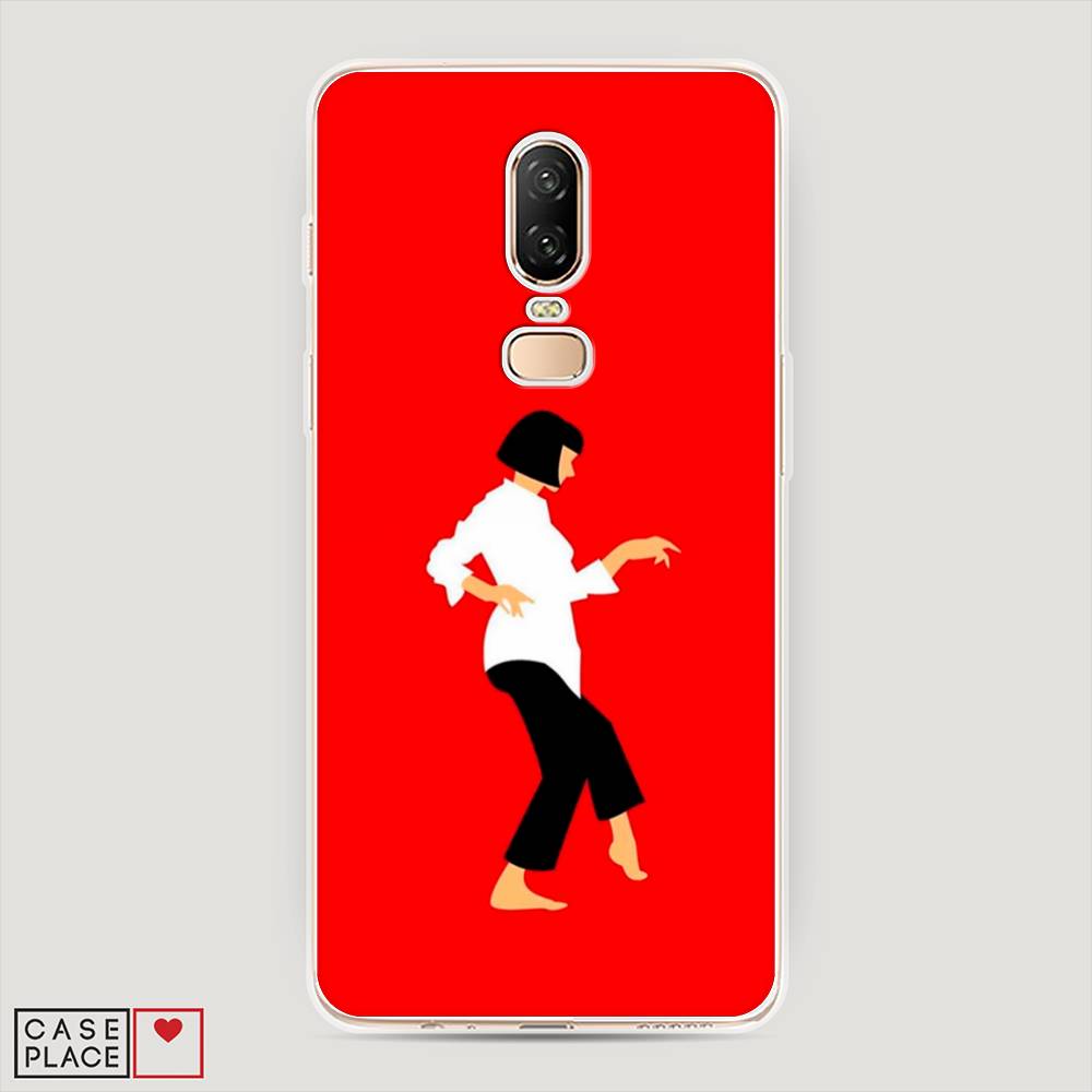 

Чехол Awog на OnePlus 6 / ВанПлас 6 "Криминальное чтиво 1", Красный;белый;черный, 150550-7