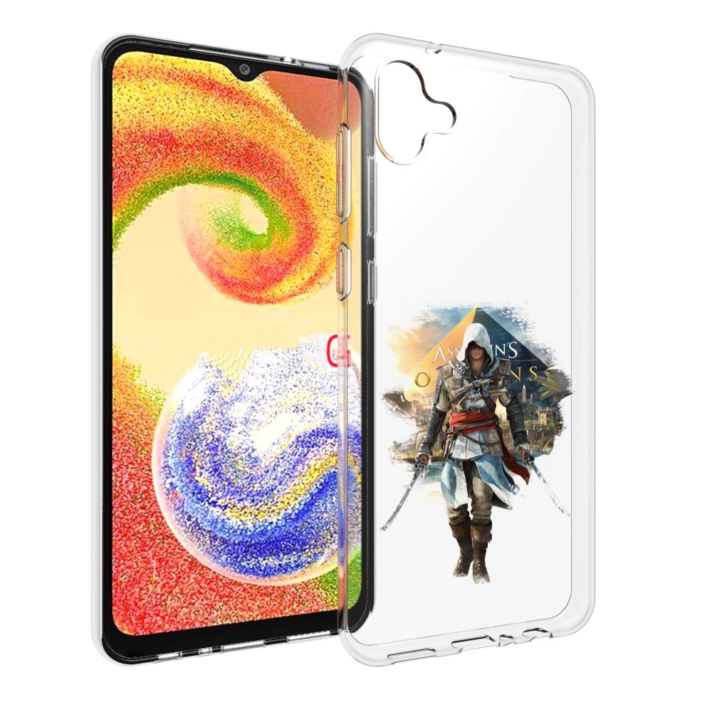 

Чехол MyPads Ассасин для Samsung Galaxy A04, Прозрачный, Tocco