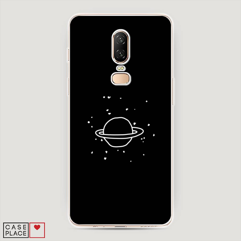 

Чехол Awog на OnePlus 6 / ВанПлас 6 "Дудл Юпитера", Белый;черный, 150550-4