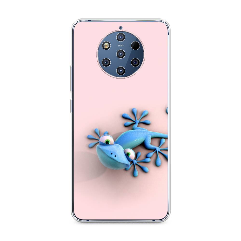 

Чехол Awog на Nokia 9 PureView / Нокиа 9 PureView "Голубая ящерка", 122350-2