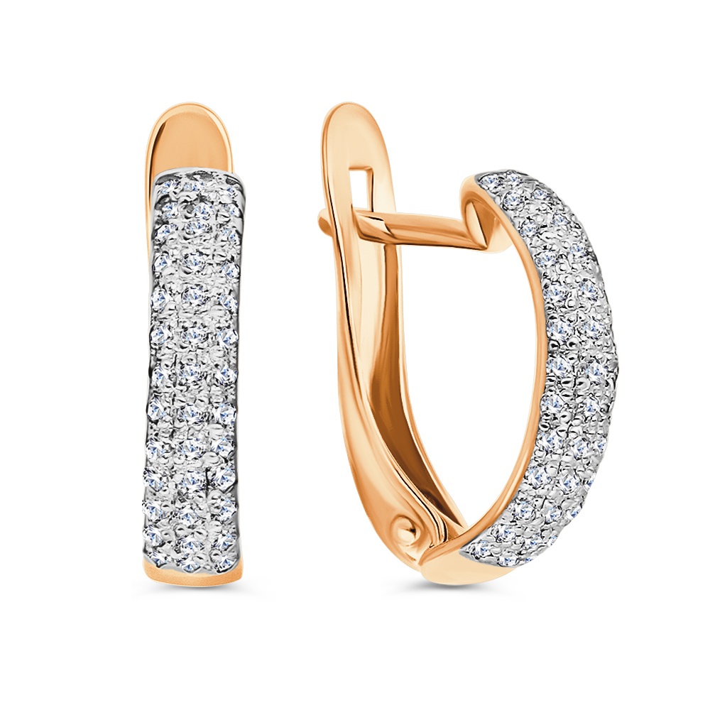

Серьги из золота 585Gold 102009353, бриллиант, 102009353