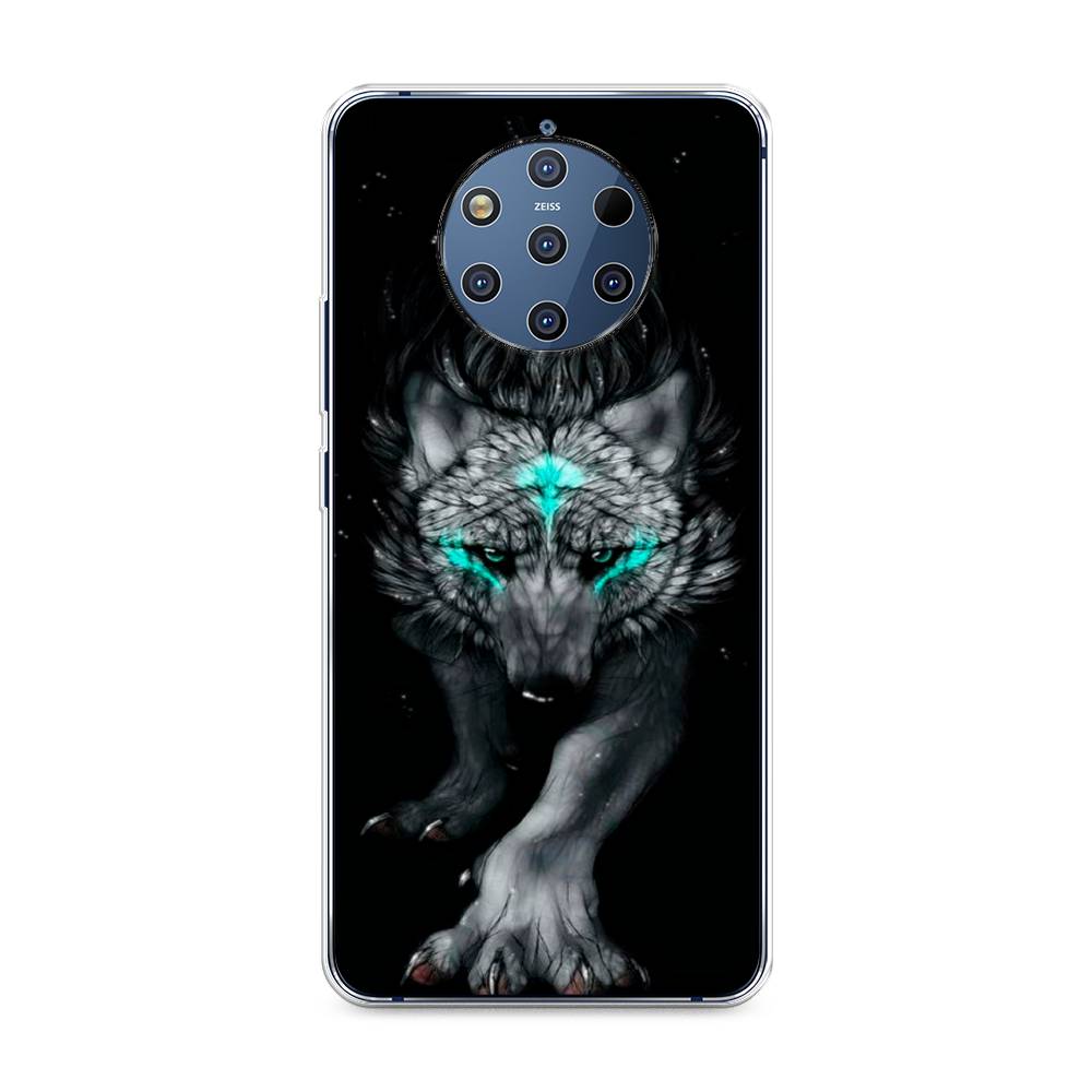 

Чехол Awog на Nokia 9 PureView / Нокиа 9 PureView "Волшебный волк", 122350-2