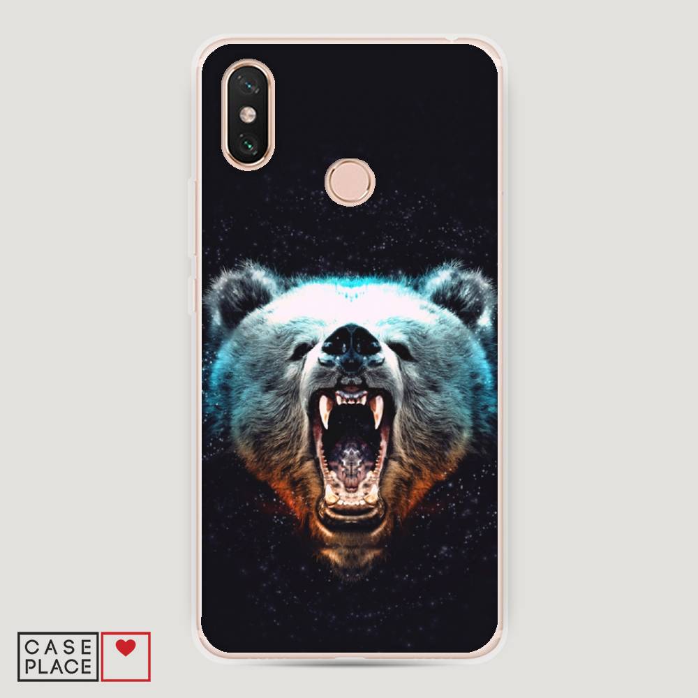 

Пластиковый чехол "Медведь" на Xiaomi Mi Max 3