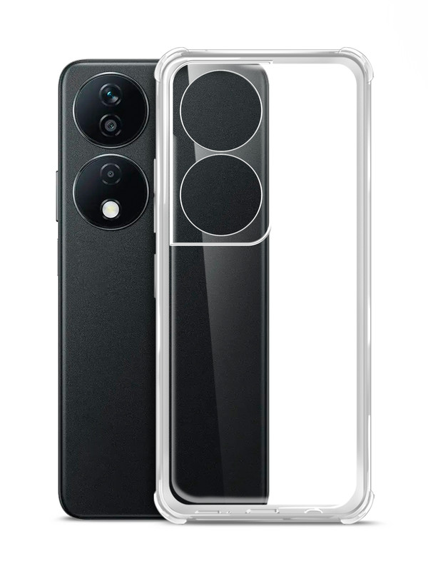 

Чехол для Honor X7b с защитой камеры и углов прозрачный, Honor X7b