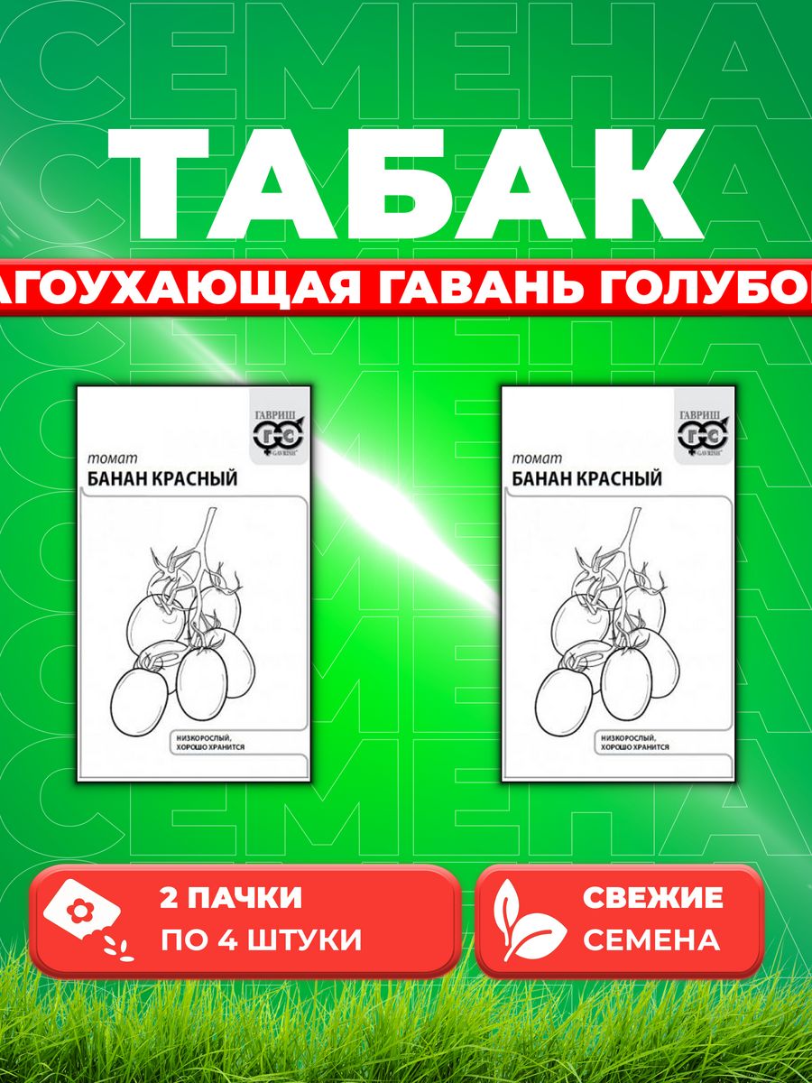

Семена Табак душистый Благоухающая гавань голубой F1, 4шт(2уп)
