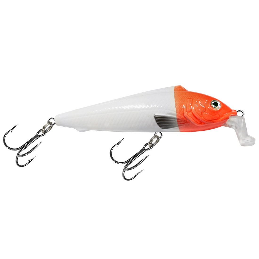 

Воблер AQUA КОПЕЙКА SR 75mm, цвет 016 (red head), 2 штуки, Белый;красный, Копейка SR