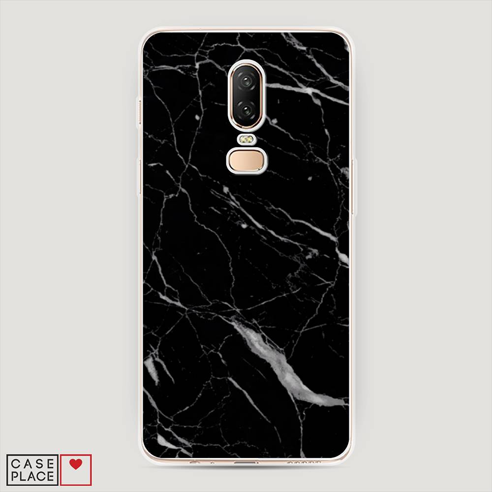 

Чехол Awog на OnePlus 6 / ВанПлас 6 "Черный минерал", 150550-3