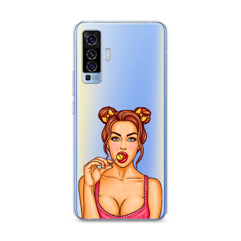 

Чехол Awog на Vivo X50 "Вкусный леденец", Разноцветный