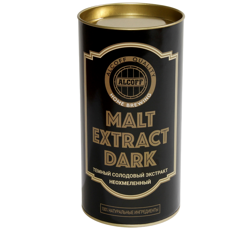 фото Неохмелённый экстракт alcoff "malt extract dark" тёмный, 1.7 кг