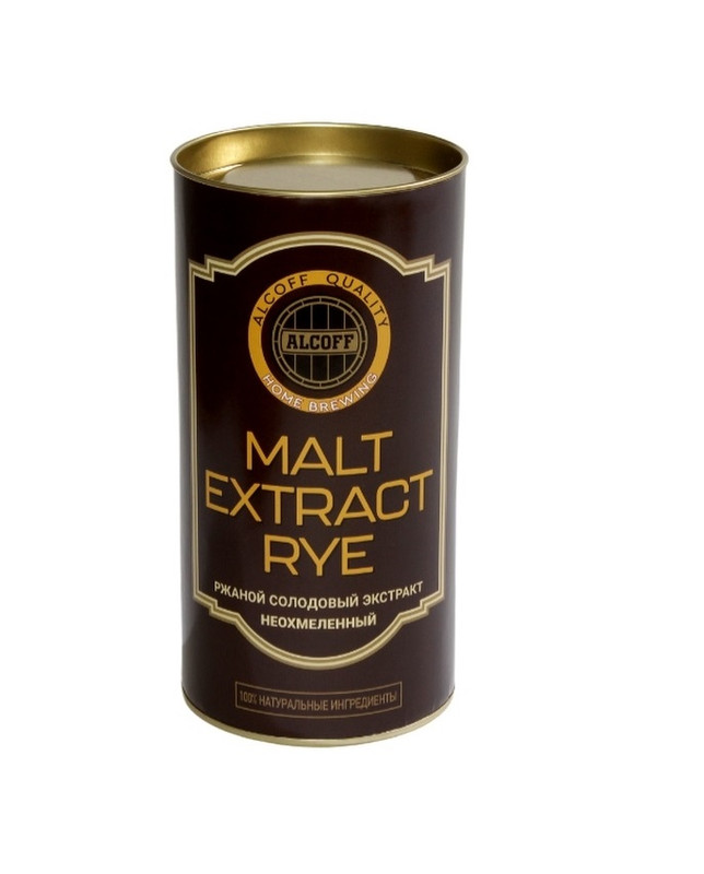 фото Неохмелённый экстракт alcoff "malt extract rye" ржаной, 1.7 кг