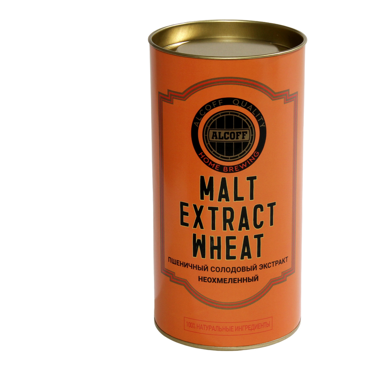 фото Неохмелённый экстракт alcoff "malt extract wheat" пшеничный, 1.7 кг