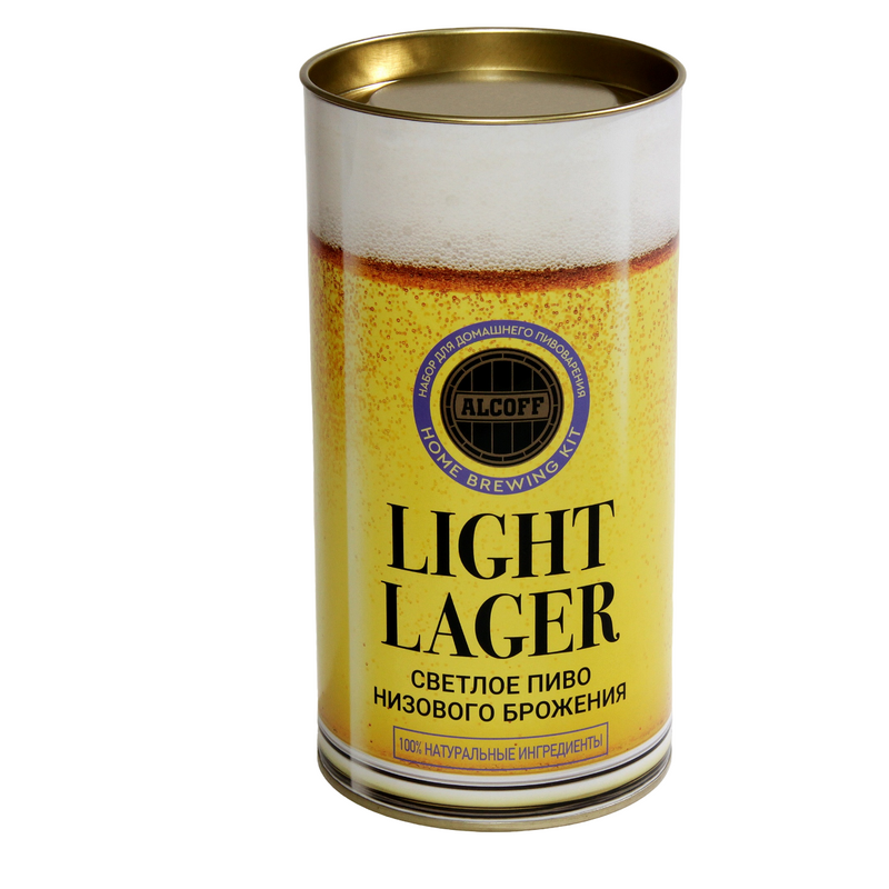 фото Охмелённый экстракт alcoff "light lager" (светлый лагер) 1.7 кг