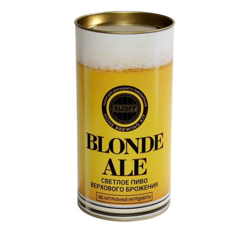 фото Охмёленный экстракт alcoff "blond ale" светлый эль, 1.7 кг"