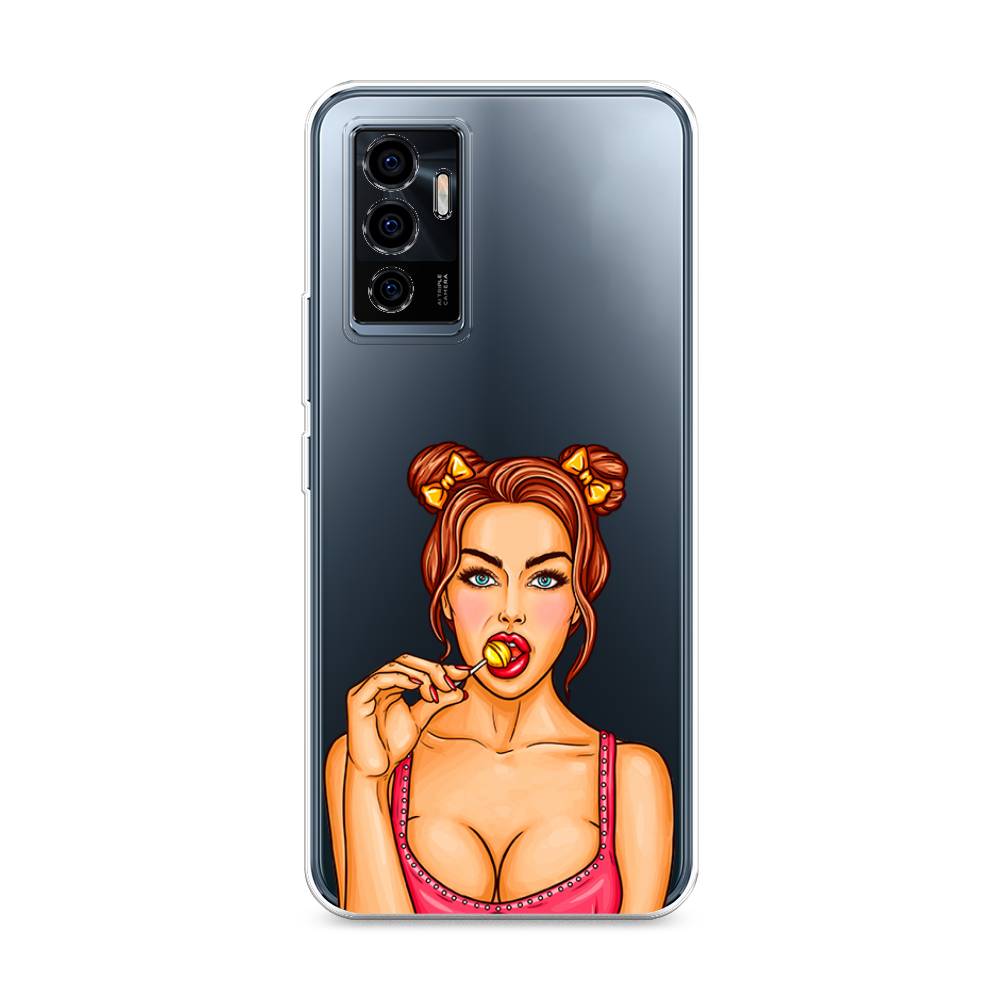 

Чехол Awog на Vivo V23e/Y75 4G "Вкусный леденец", Разноцветный