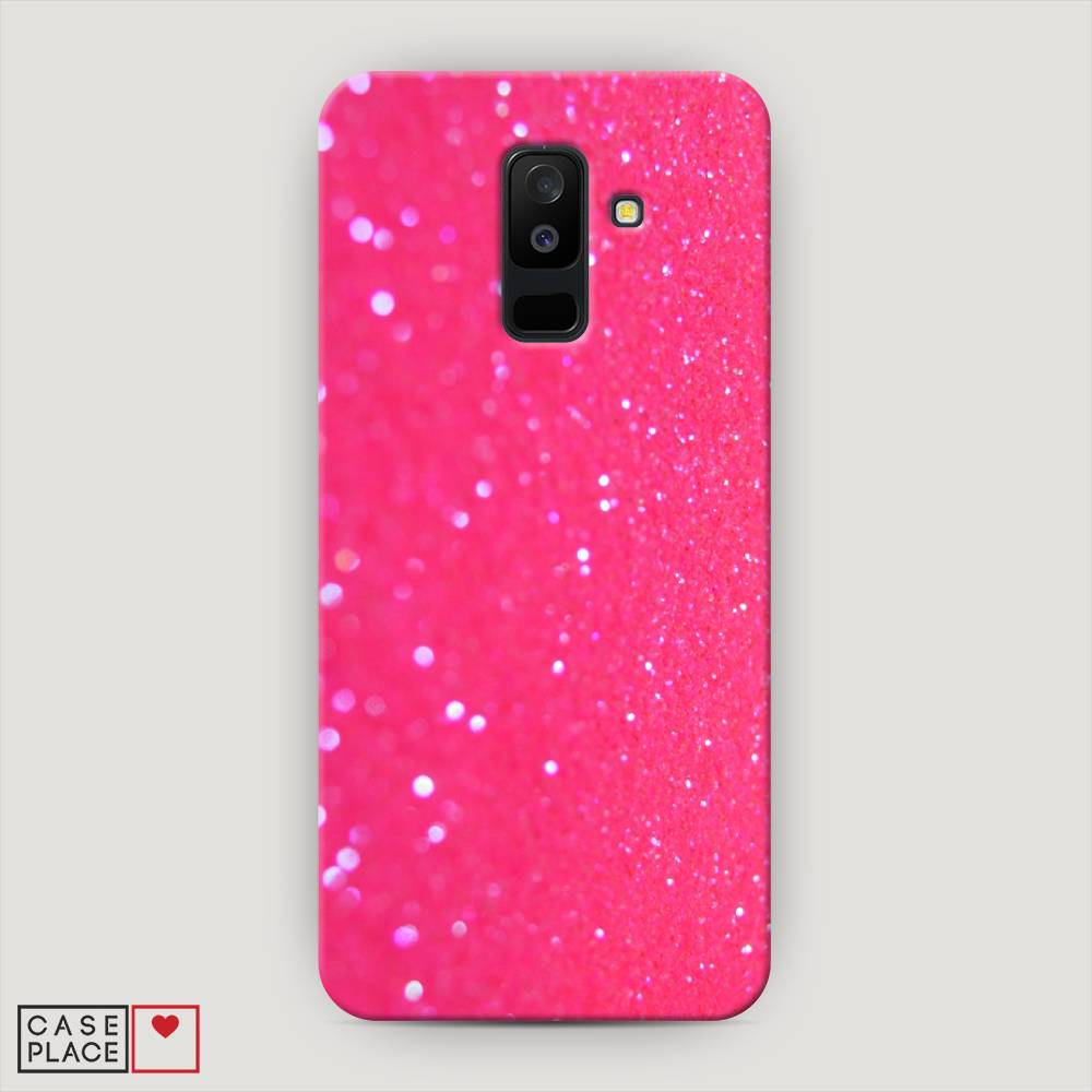 

Чехол Awog "Малиновые блестки рисунок" для Samsung Galaxy A6 +
