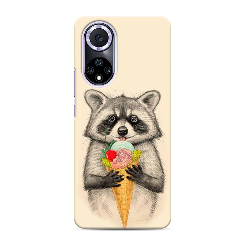

Чехол Awog "Енот с мороженым" для Huawei Nova 9, 6106120-7
