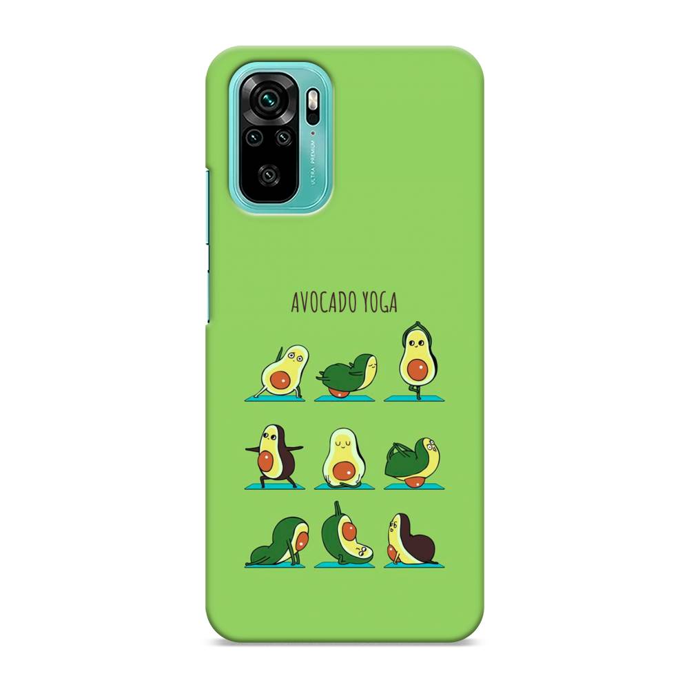 

Пластиковый чехол "Авокадо йога" на Xiaomi Redmi Note 10S, 39920-7