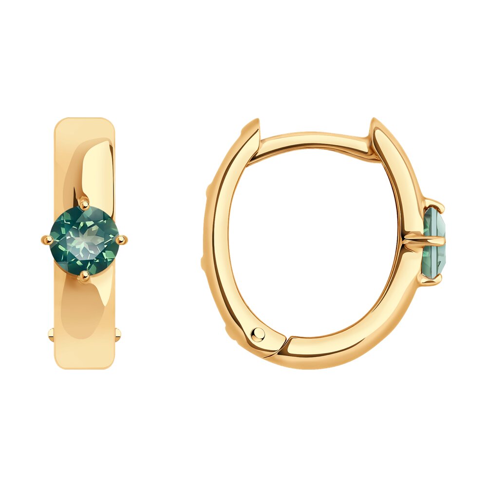 

Серьги из красного золота SOKOLOV 728853, топаз, 728853