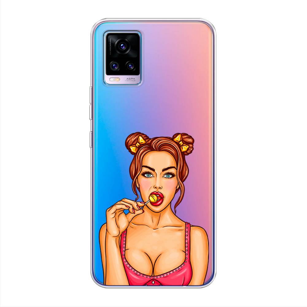 

Чехол Awog на Vivo V20 "Вкусный леденец", Разноцветный