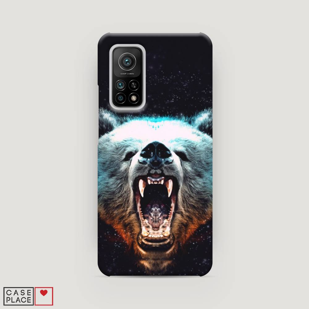 

Пластиковый чехол "Медведь" на Xiaomi Mi 10T Pro, 37720-1