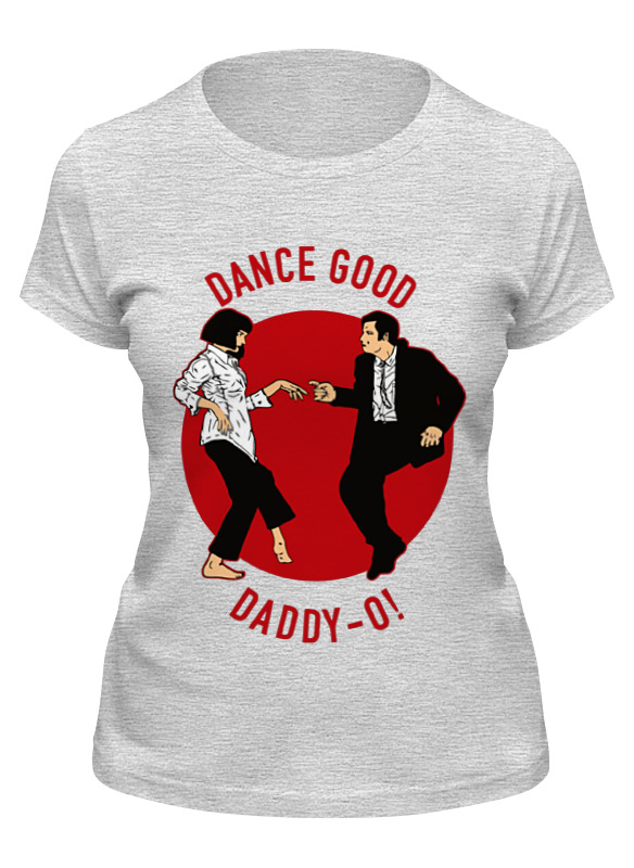 

Футболка женская Printio Dance good (pulp fiction) серая L, Серый, Dance good (pulp fiction)