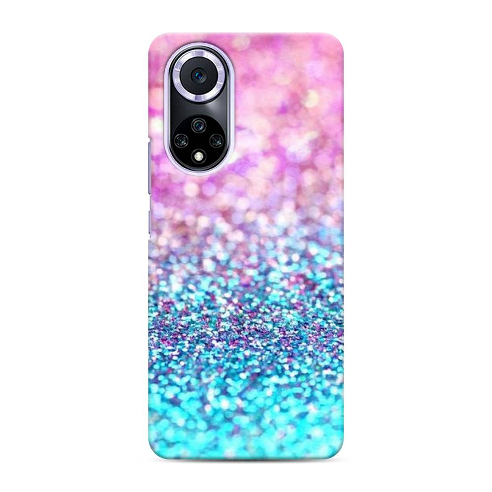 

Чехол Awog "Розово-голубые глиттеры рисунок" для Huawei Nova 9
