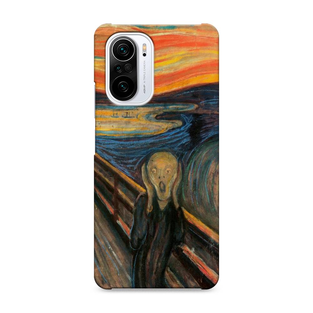 

Пластиковый чехол "Крик" на Xiaomi Poco F3, 310120-7