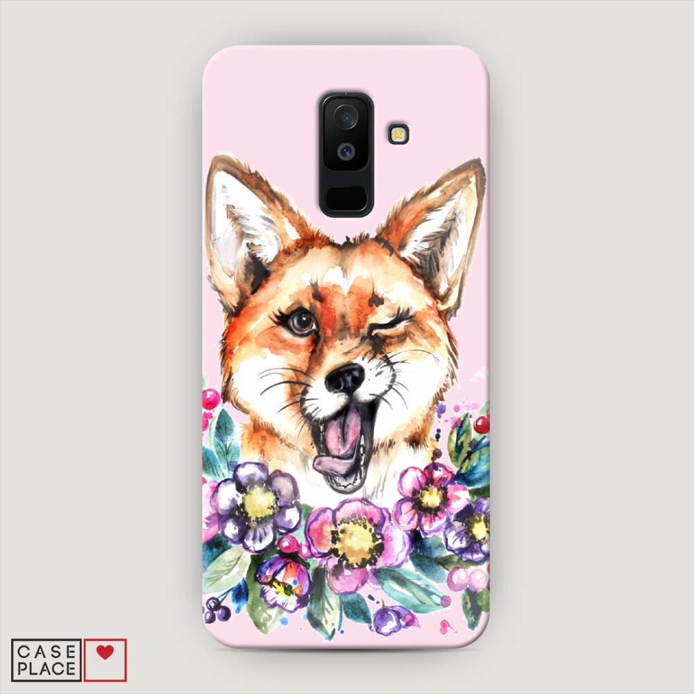 

Чехол Awog "Подмигивающая лиса" для Samsung Galaxy A6 +, 26020-7