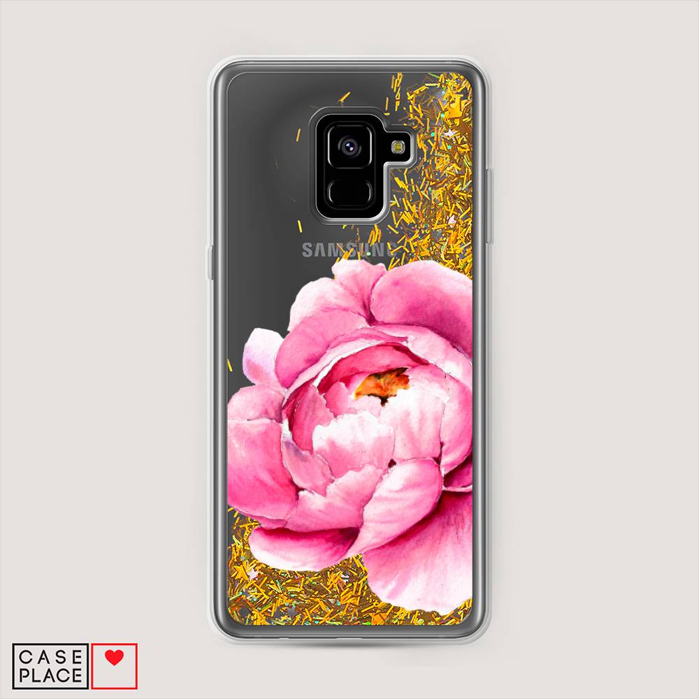 

Чехол Awog на Samsung Galaxy A8 + "Прекрасный пион", Зеленый;коричневый, 25590-1