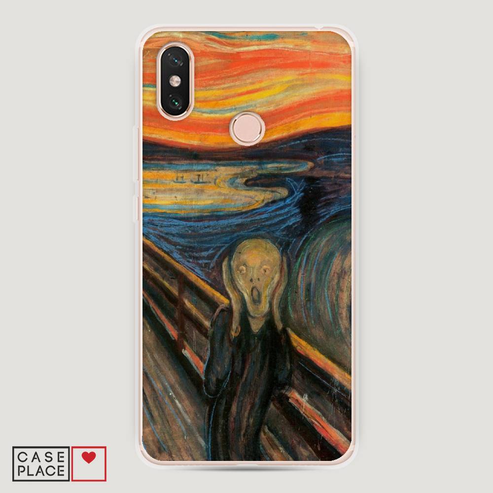 

Пластиковый чехол "Крик" на Xiaomi Mi Max 3