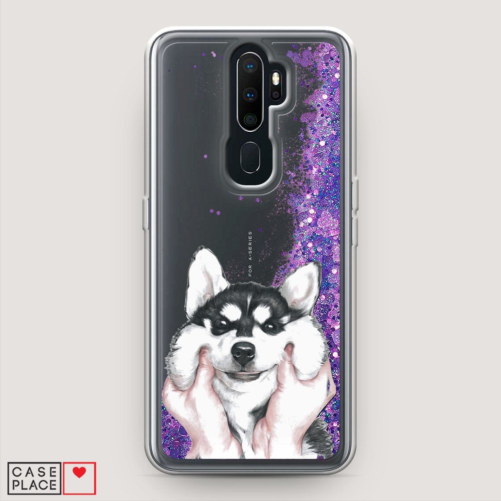 

Чехол Awog на Oppo A5/A9 2020 "Щечки хаски", Разноцветный, 251392-1