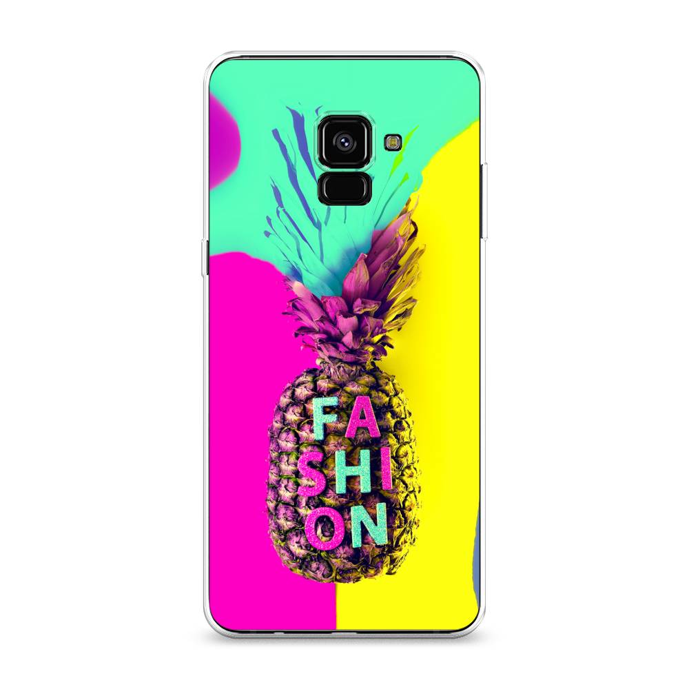 

Чехол Awog на Samsung Galaxy A8 + "Кислотный ананас", Желтый;розовый;голубой, 25550-10