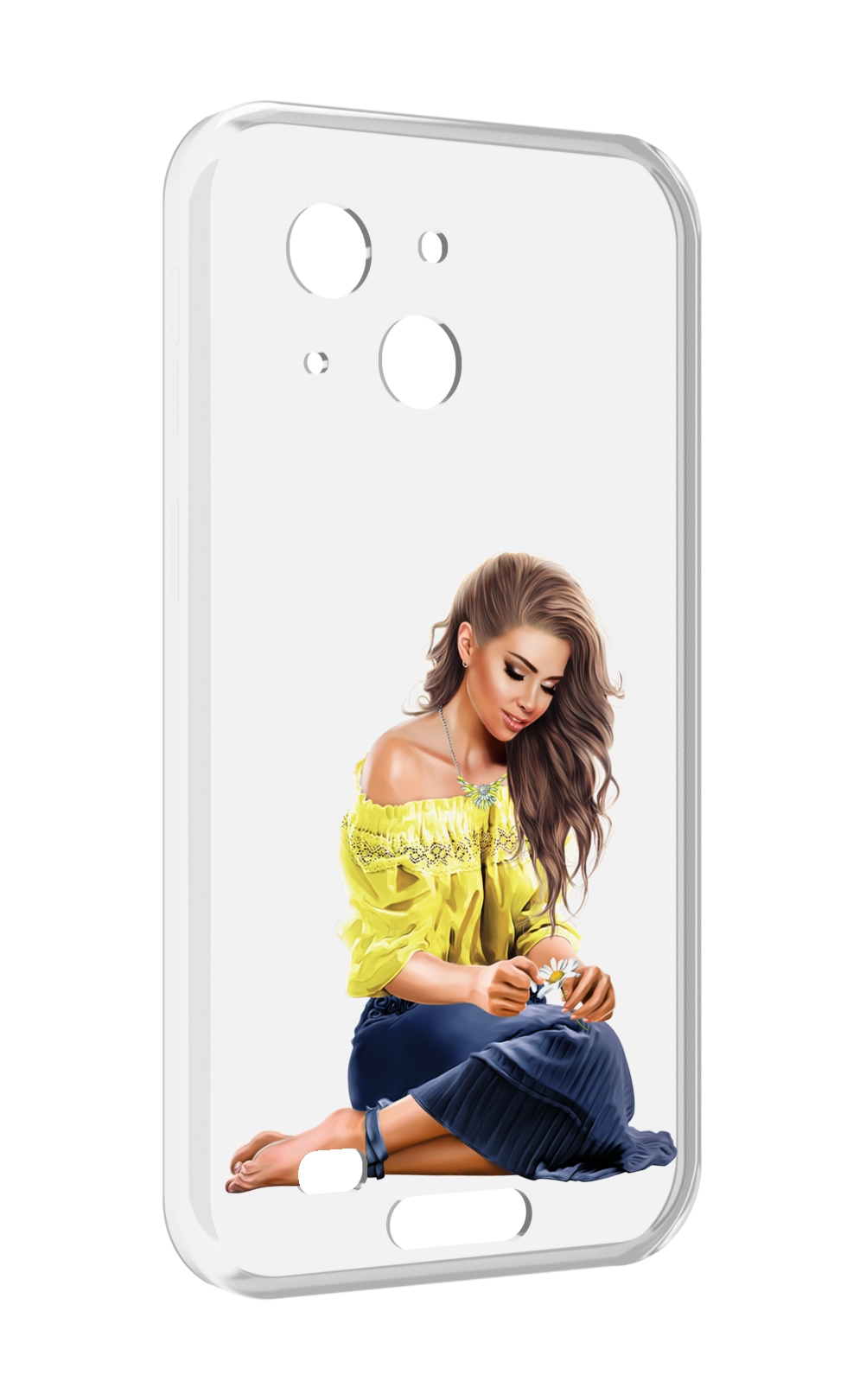 

Чехол MyPads миленькая-девочка женский для Oukitel WP20 / WP20 Pro, Прозрачный, Tocco